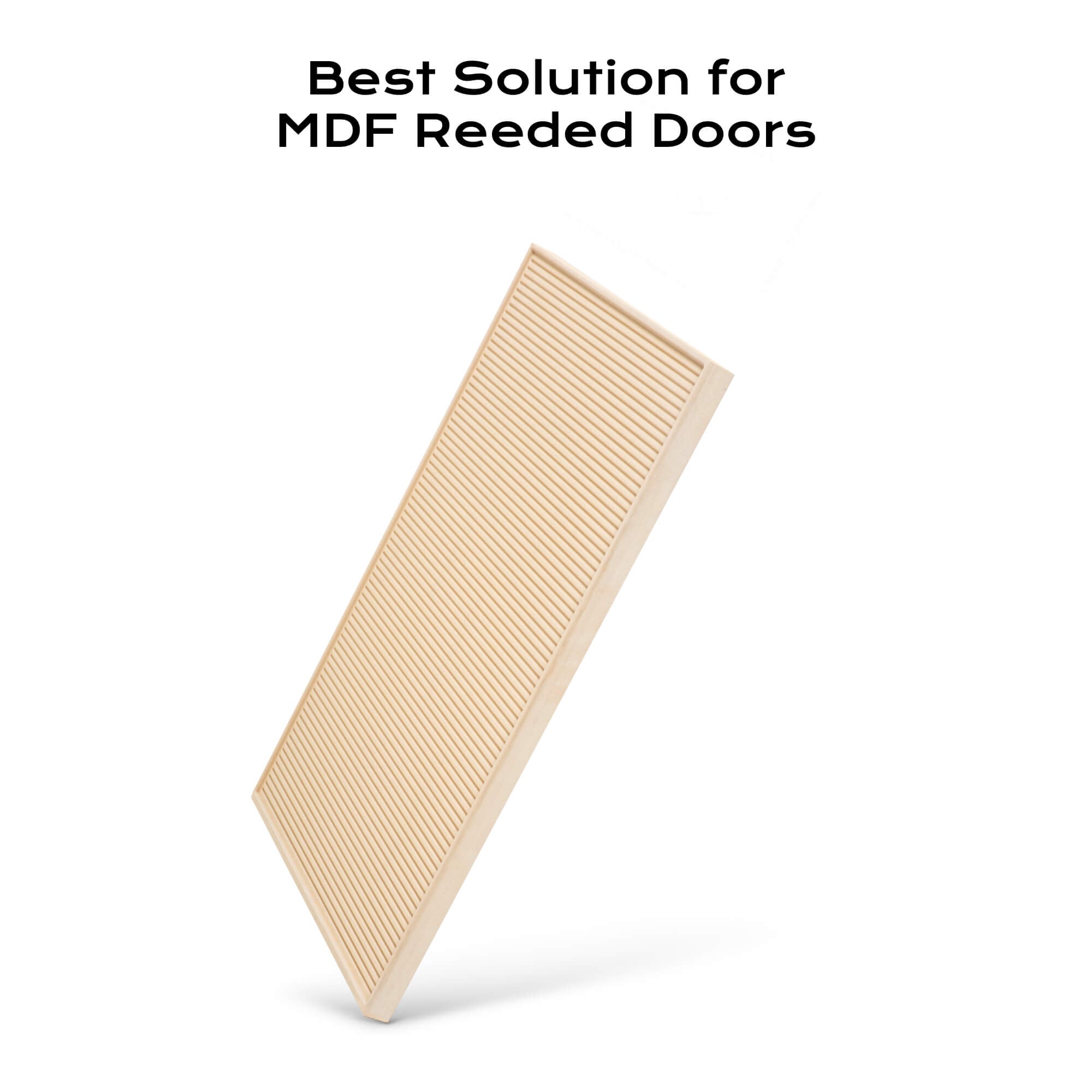 Best hinge choice for reeded MDF doors — Blum thin door hinges for fluted panels and other slim cabinet fronts.