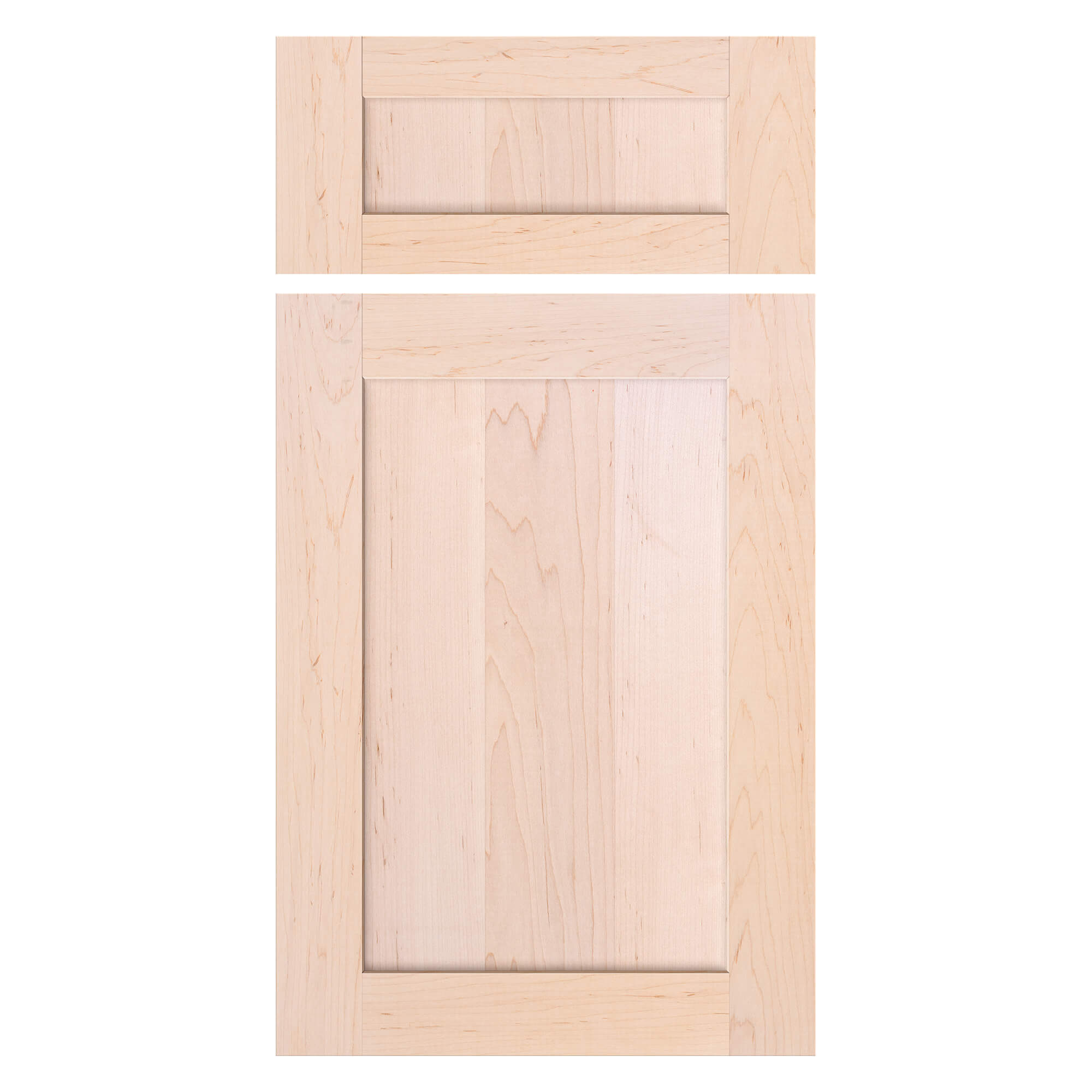 Select Maple wood cabinet door front view – solid maple panel for custom cabinets, replacement cabinet doors USA