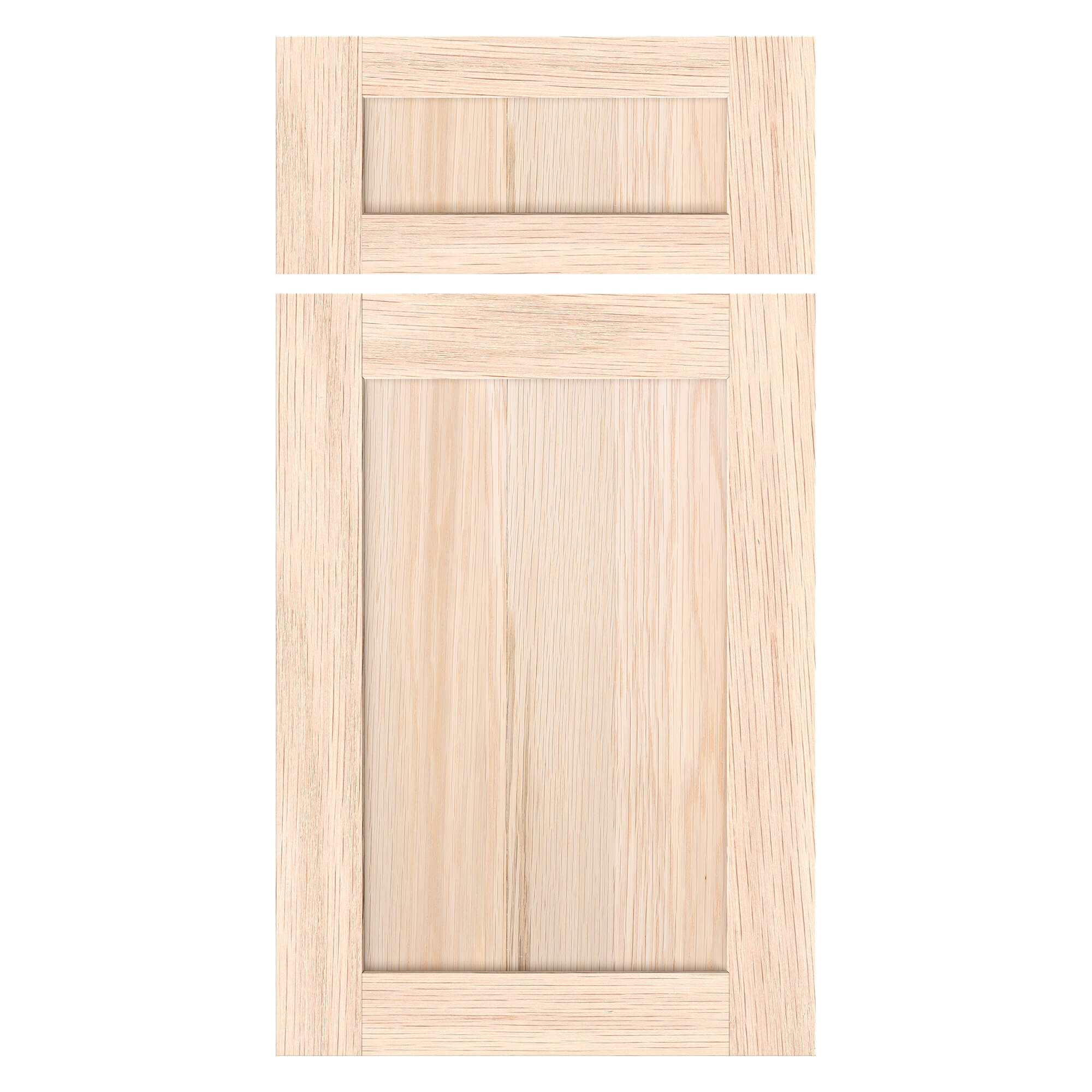 White Oak wood cabinet door front view – durable oak panel, custom replacement cabinet door for kitchens