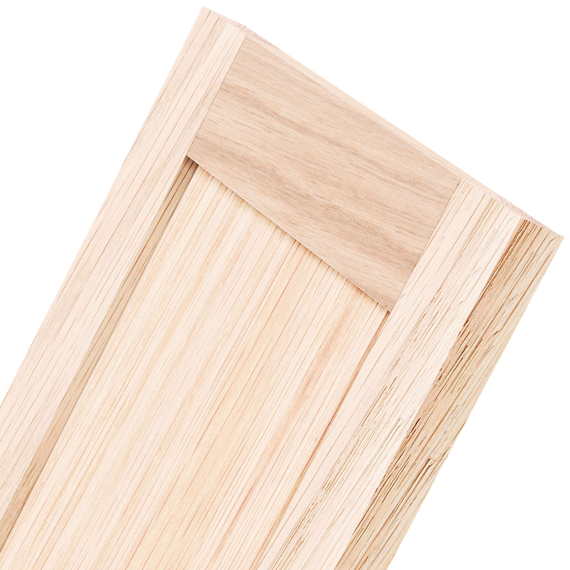 White Oak cabinet door close-up zoomed view – handcrafted solid oak, premium white oak grain texture